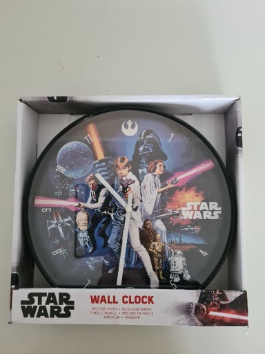 Zdjęcie oferty: Zegar ścienny star wars disney dla dziecka