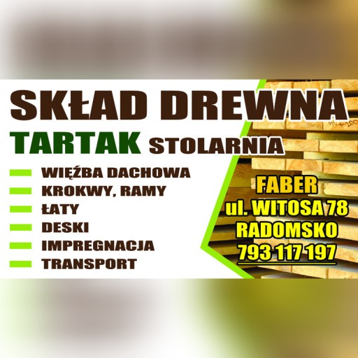 Zdjęcie oferty: Tartak, więźba dachowa, deski, łaty, ramy, dach