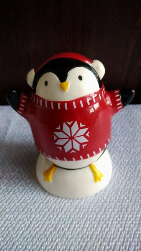 Zdjęcie oferty: Super skarbonka ceramiczny pingwin
