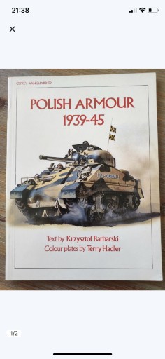 Zdjęcie oferty: Osprey Vanguard Polish Armour 1939-45