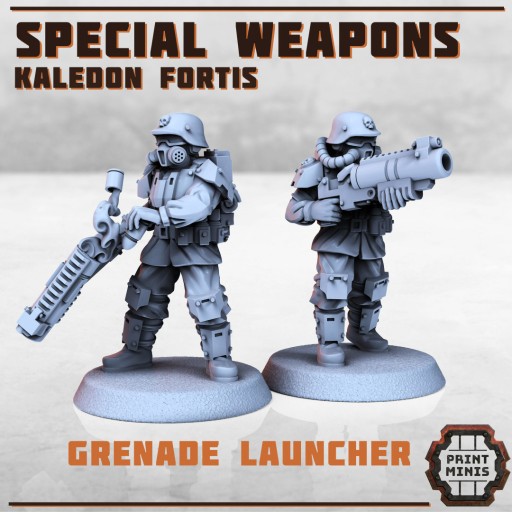 Zdjęcie oferty: Grenade Launcher Troops x2 od Print Minis