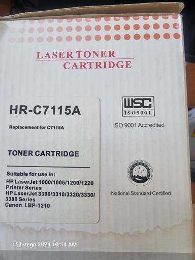 Zdjęcie oferty: Toner C7115A nowy