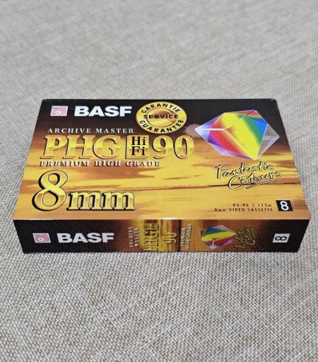 Zdjęcie oferty: Kaseta video BASF PHG 90 8mm Fantastic Colours