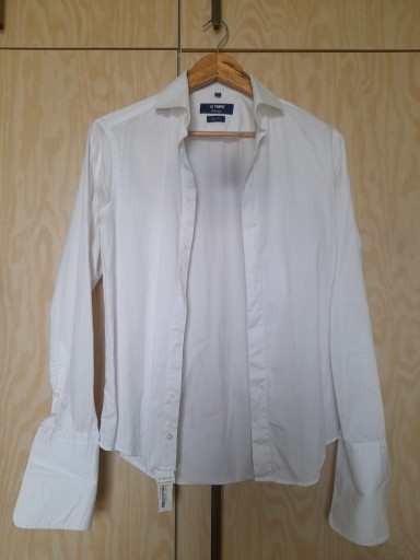 Zdjęcie oferty: Biała koszula Pawo Wedding Slim 37/164-170