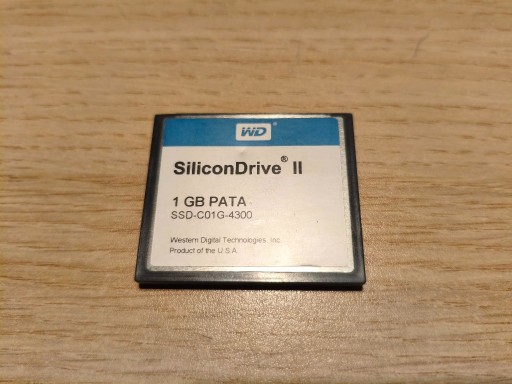 Zdjęcie oferty: SiliconDrive SSD-C01G-4300 1GB CompactFlash