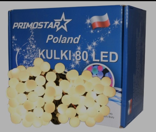 Zdjęcie oferty: LAMPKI CHOINKOWE KULKI LED 80 LED