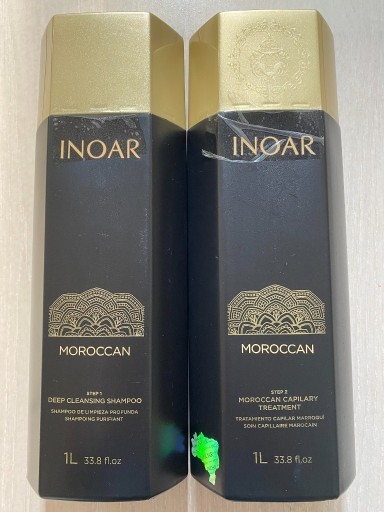 Zdjęcie oferty: Inoar Maroccan 2x100 ml szampon +keratyna +gratis!