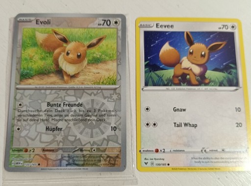 Zdjęcie oferty: Karty Pokemon Eevee