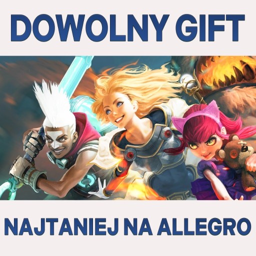 Zdjęcie oferty: RP dowolny GIFT LOL League of legends [TANIO]