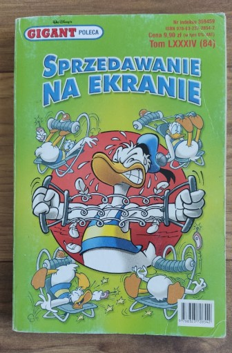 Zdjęcie oferty: Komiks Gigant: Sprzedawanie na ekranie, Tom 84