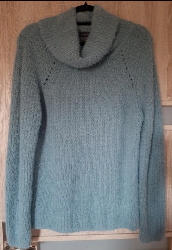 Zdjęcie oferty: Błękitny ciepły sweter Primark M 38 golf