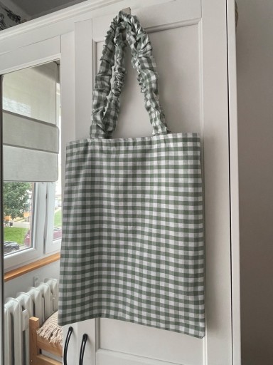 Zdjęcie oferty: Torebka handmade tote bag z marszczonymi rączkami 