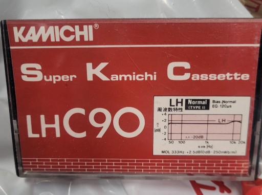 Zdjęcie oferty: Kaseta magnetofonowa kamichi lhc90