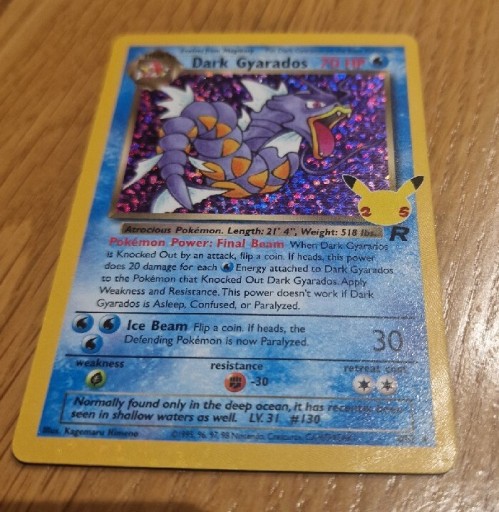 Zdjęcie oferty: Karta Pokémon TCG Dark Gyarados Celebrations 8/82