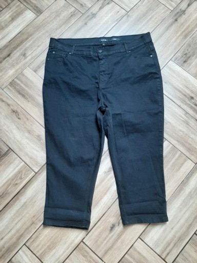 Zdjęcie oferty: Simply Be. spodnie rybaczki jeans czarne r 54