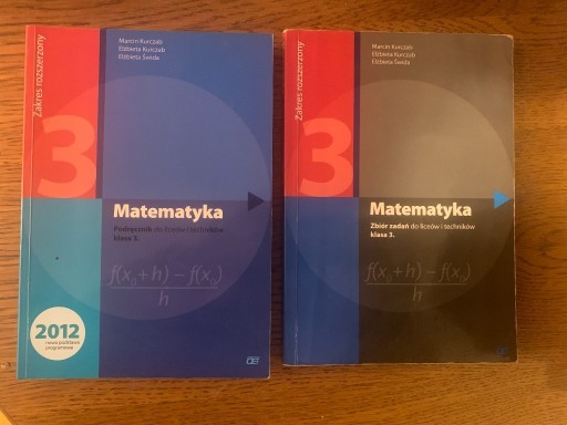 Zdjęcie oferty: Matematyka 3 podręcznik + zbiór zadań