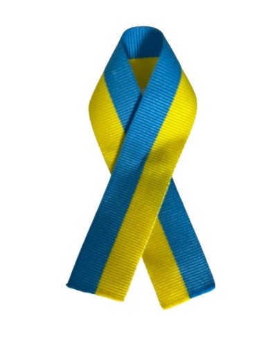 Zdjęcie oferty: 50 x KOTYLION UKRAINA agrafka przypinka flaga