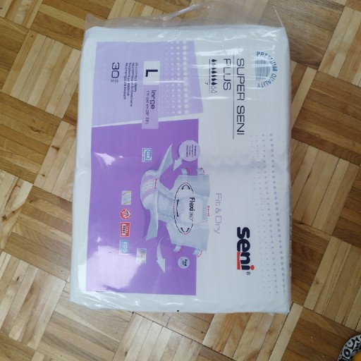 Zdjęcie oferty: Pieluchy Seni rozmiar L 30 szt 