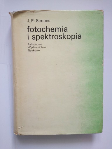 Zdjęcie oferty: Simons FOTOCHEMIA I SPEKTROSKOPIA 1976 BDB