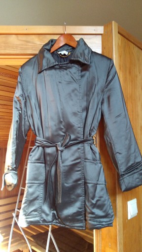 Zdjęcie oferty: Płaszcz szlafrokowy Blumarine M/L srebrny 