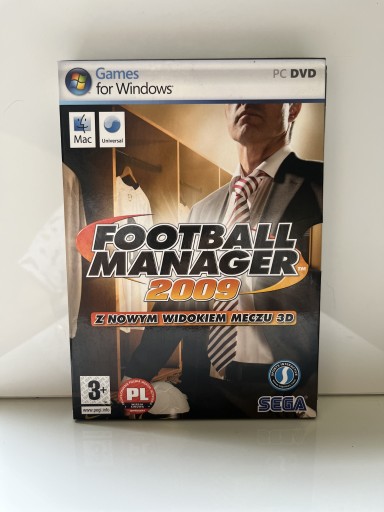 Zdjęcie oferty: Football Manager 2009 PC PL DVD Box Super Stan