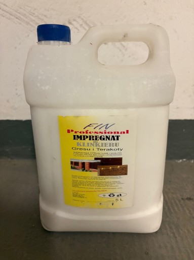 Zdjęcie oferty: FIN Professional - impregnat do klinkieru, gresu i terakoty - zaczęty; 4,5L