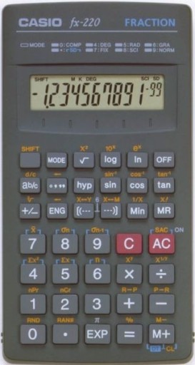 Zdjęcie oferty: Kalkulator naukowy Casio FX-220 stan dobry