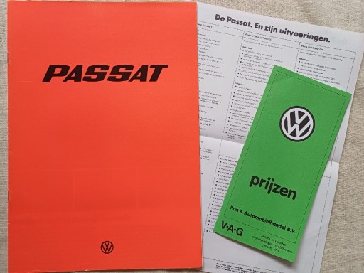 Zdjęcie oferty: Prospekt Vokswagen Passat. 1977r.UNIKAT