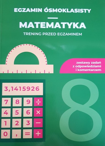 Zdjęcie oferty: Egzamin ósmoklasisty - matematyka