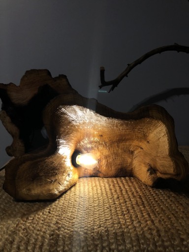 Zdjęcie oferty: Lampa drewniana handmade