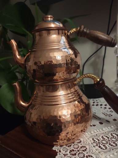 Zdjęcie oferty: Miedziany czajnik na herbatę po turecku