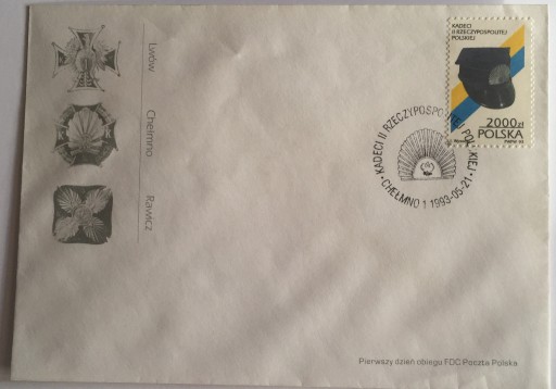 Zdjęcie oferty: FDC 1993 - Fi 3302 Kadeci II RP