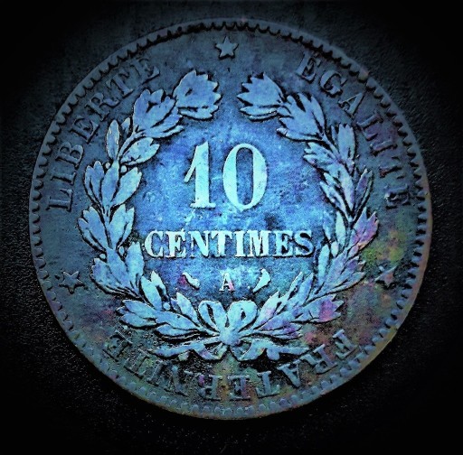 Zdjęcie oferty: 10 CENTIMES--CERES--1897-A-FASCES--FRANCJA-RZADSZA