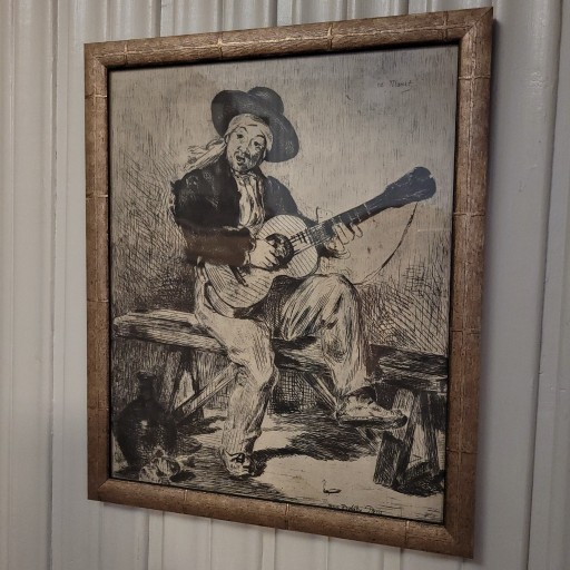 Zdjęcie oferty: Obraz The Spanish Singer (Le Guitarrero) Manet 