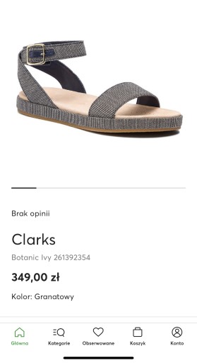 Zdjęcie oferty: Oryginalne sandały Clarks rozmiar 39