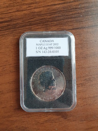 Zdjęcie oferty: Canada 5$ liść klonu uncja srebra 