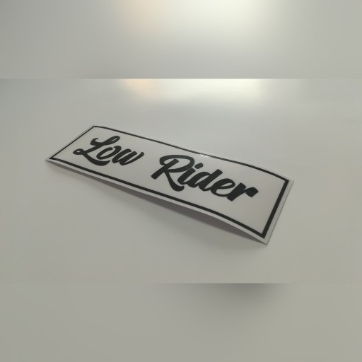 Zdjęcie oferty: Naklejka sticker wlepa FOTO STYLE - Low Rider 