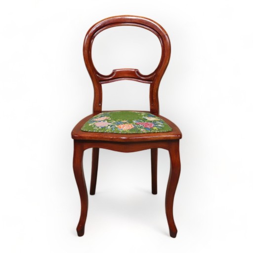 Zdjęcie oferty: 8648 stylowe krzesło medalion z gobelinem 