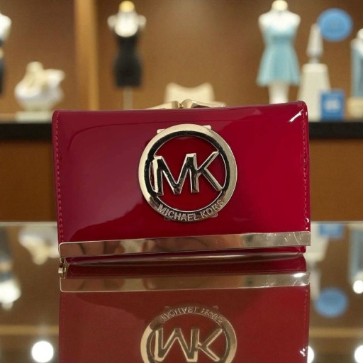 Zdjęcie oferty: Czerwony portfel Michael kors 9x14 cm