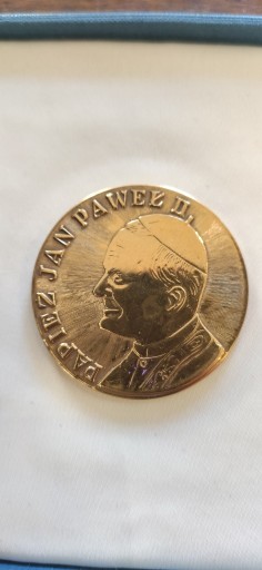 Zdjęcie oferty: Medal Jan Paweł II 1979 rok pozłacany