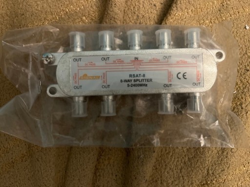 Zdjęcie oferty: Rozdzielacz sygnału TV SAT SIGNAL SPLITTER RSAT-8