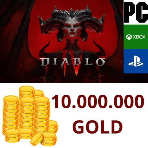 Zdjęcie oferty: Diablo 4 10 MLN GOLD 10.000.000 Złota Sezon 1