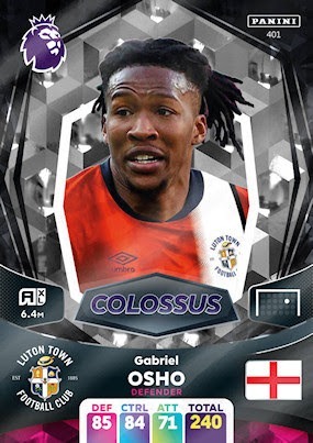 Zdjęcie oferty: Gabriel Osho 401 Karta Panini Premier League 2024