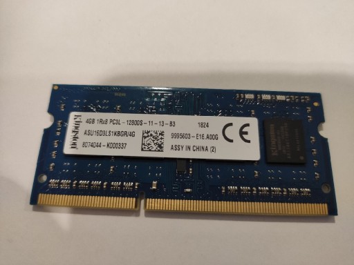 Zdjęcie oferty: Pamięć RAM 4GBP SODIMM 1600 MHz DDR3L