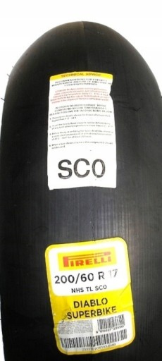 Zdjęcie oferty: Pirelli Superbike SC0 200/60 17 