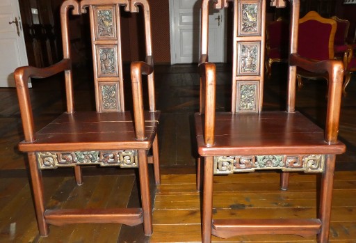 Zdjęcie oferty: 4 fotele drewniane orientalne