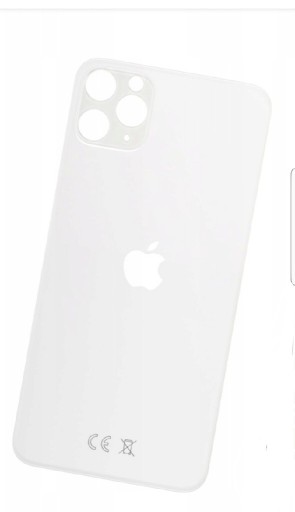 Zdjęcie oferty: Klapka pokrywa tył Iphone 11 pro silver Big hole