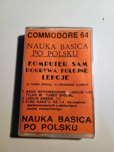 Zdjęcie oferty: WALDICO 24 Nauka Basicu - kaseta Commodore 64