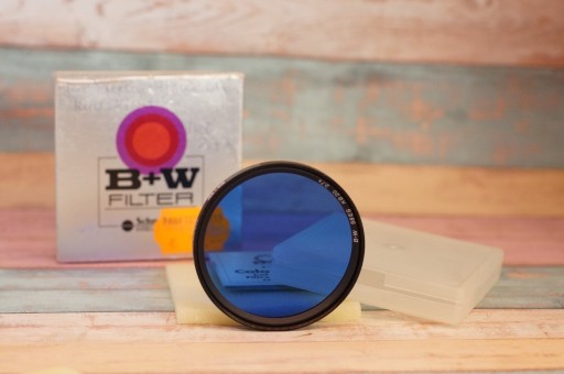 Zdjęcie oferty: filtr kolorowy B+W made niebieski KB20 2,7x 58mm