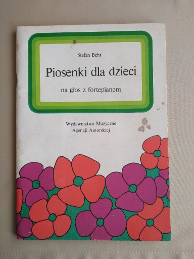 Zdjęcie oferty: Behr - Piosenki dla dzieci na głos z fortepianem